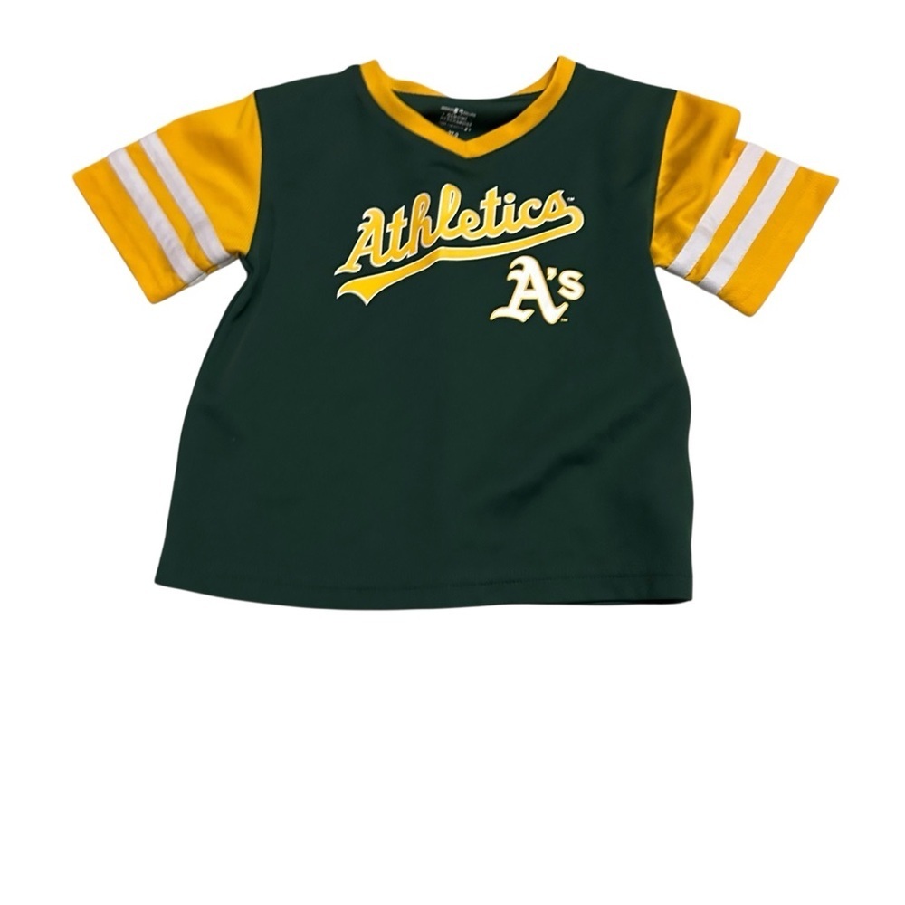 Genuine Merchandise Green and Gold Kids Jersey